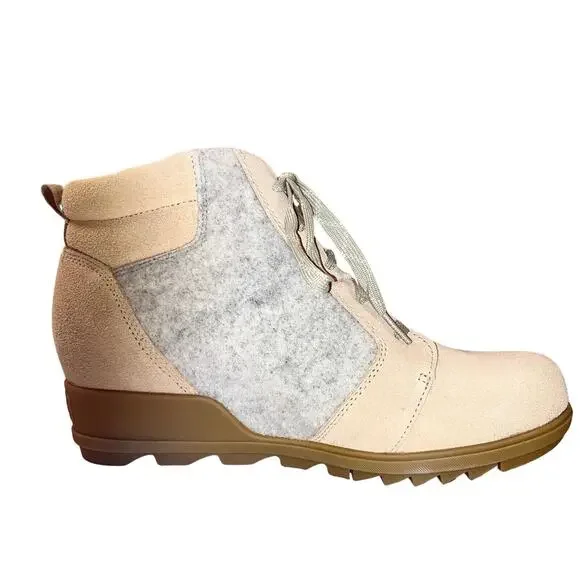 NEW Sorel Women's Evie Ankle Lace Boot Size 11 - Ceramic Natural Waterproof NIB - Picture 8 of 12